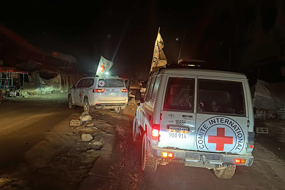 Hamas hands over the body of another Israeli hostage in Gaza to the Red Cross