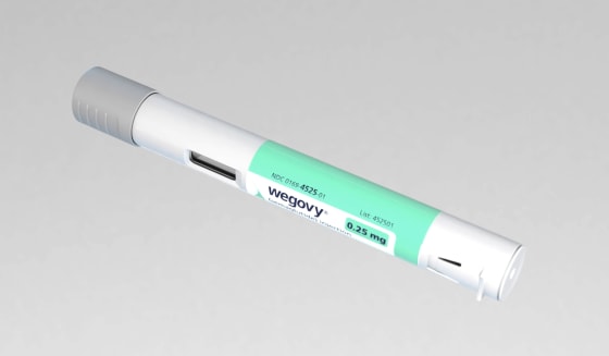Wegovy, a GLP-1 weight loss injectable.