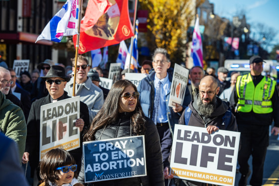 Anti-abortion demonstrators in Boston