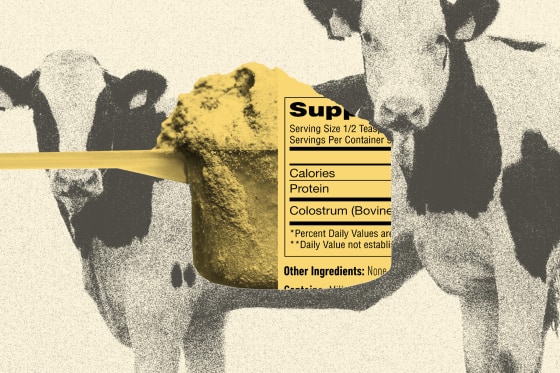 Most colostrum supplements are made from bovine colostrum, which comes from cows.