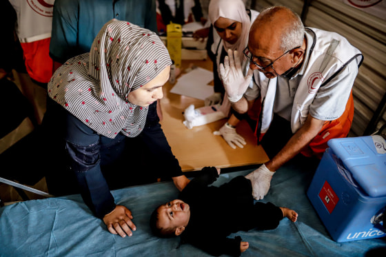 UNICEF launches new vaccination campaign for children in Gaza