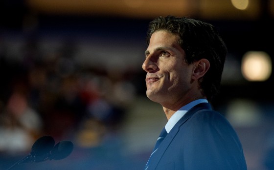 Jack Schlossberg at the 2024 Democratic National Convention at the United Center in Chicago on Aug. 20, 2024. 