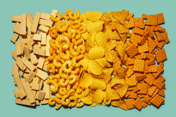 Junkfood in an Ombre Pattern.