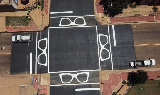 Buddy Holly Crosswalk-Removal