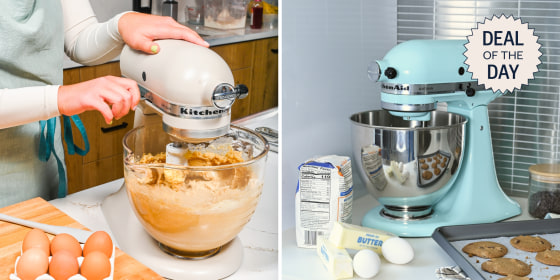 The mixer has a five-quart capacity and is available in more than 10 styles.