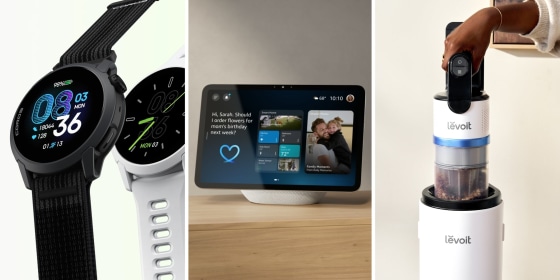 Some of our favorite new products this month include the Coros Pace 4 smartwatch, Amazon Echo Show 8 and Levoit Aero cordless vacuum.