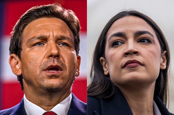 Ron Desantis; Alexandria Ocasio-Cortez.