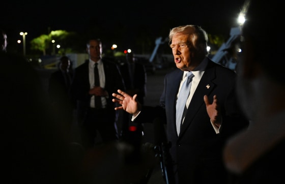 President Trump Returns To Washington From Florida On Sunday