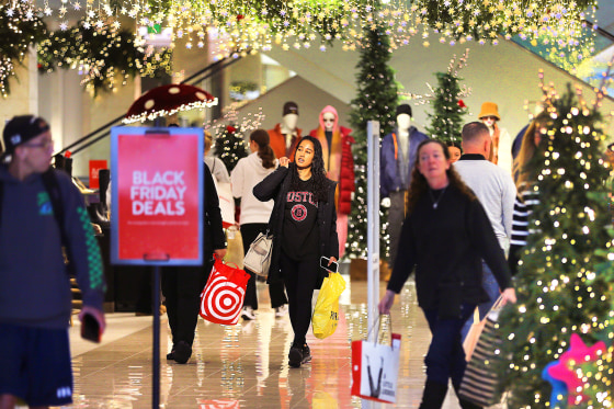 Shoppers descended on Braintree's South Shore Plaza for Black Friday