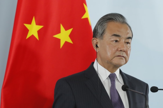 Chinese Foreign Minister Wang Yi fired back at Japan.
