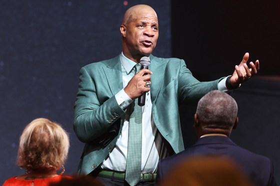 Darryl Strawberry Preaches at a Church on Long Island