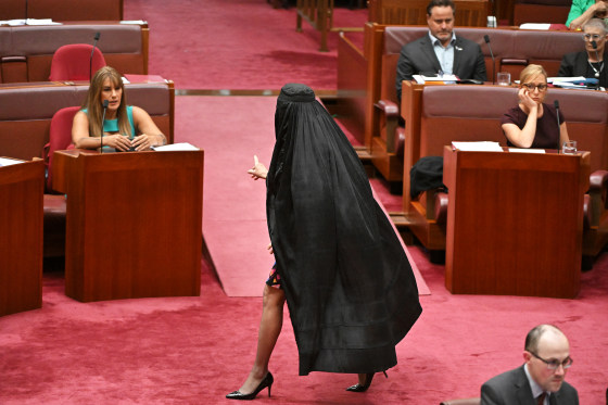 PAULINE HANSON BURQA SENATE