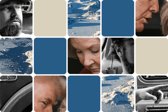 Grid of obscured images 
