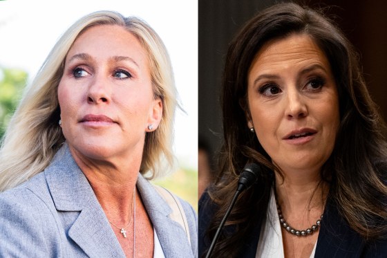 Reps. Marjorie Taylor Greene, R-Ga., and Elise Stefanik, R-N.Y., have had high-profile breaks with GOP leaders in recent weeks.