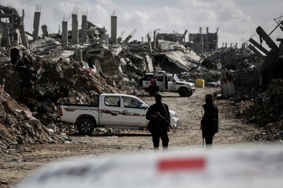 Hamas Militants Search for Israeli Hostage Remains in Northern Gaza