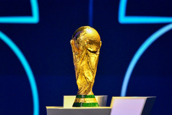 The FIFA World Cup Trophy.