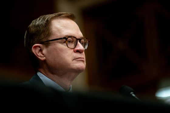 Jim O'Neill at his Senate Health, Education, Labor, and Pensions Committee confirmation hearing to be deputy secretary of health and human services on May 8.