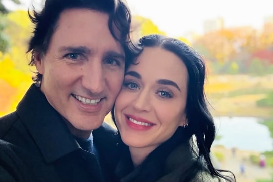 Former Canadian Prime Minister Justin Trudeau and American singer Katy Perry.