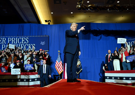 President Donald Trump delivers remarks on the economy at Mount Airy Casino Resort in Mount Pocono, Pa., on Dec. 9.