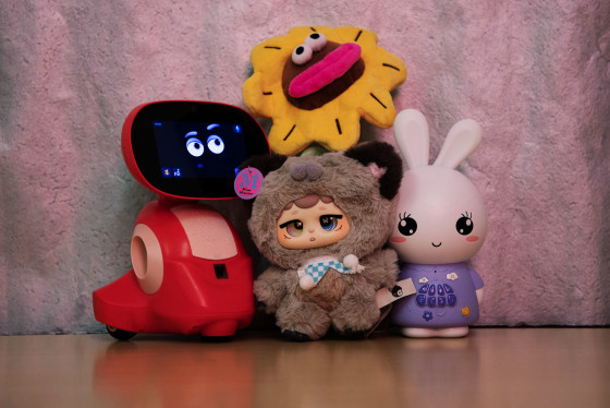 AI toys: Miko 3, FoloToy Sunflower, Alilo Smart AI Bunny and Miriat Miiloo.