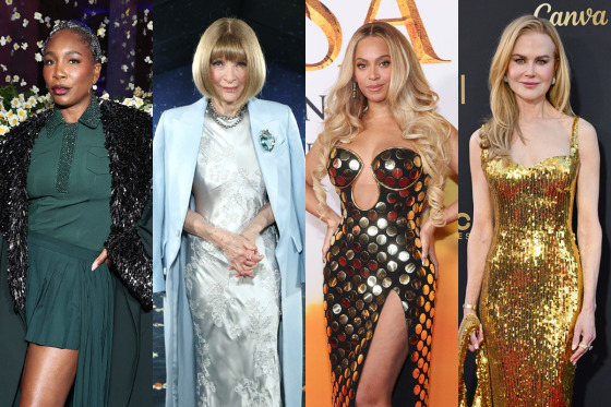 Composite image of Venus Williams, Anna Wintour, Beyonce, Nicole Kidman