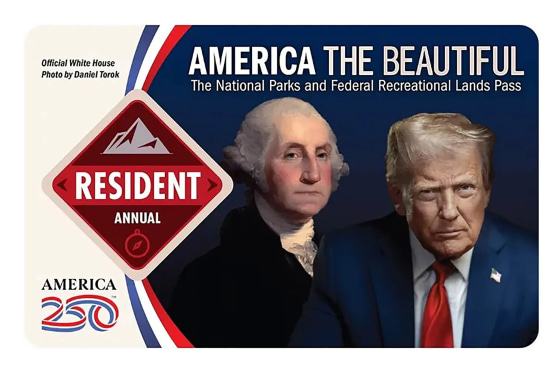 The Interior Department's plans to sell a park pass with Trump's image on it for 2026 prompted a lawsuit.