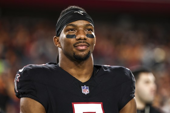 Bijan Robinson #7 of the Atlanta Falcons