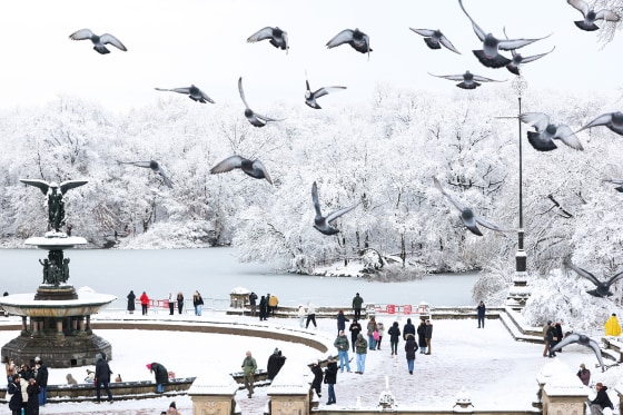 Image: TOPSHOT-US-WEATHER-SNOW