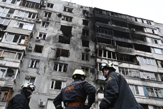 Russian drone hits apartment block in Zaporizhzhia