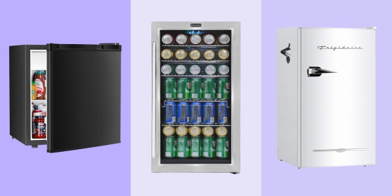 You can use a mini fridge for everything from storing extra drinks to keeping your skin care products cold. 