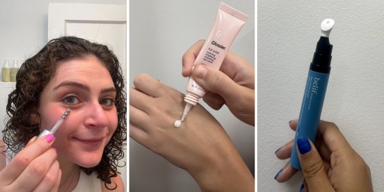 The best way to apply eye cream is by gently tapping the formula into the skin until it’s fully absorbed from the innermost to the outermost areas.