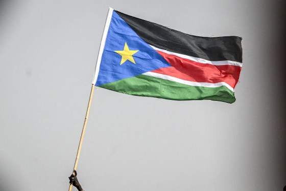 South Sudanese flag.