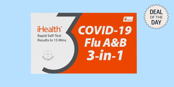 These iHealth at-home tests detect covid-19 and flu strains A and B.