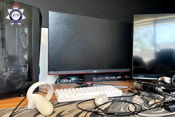 Australian Federal Police recovered a number of electronic devices searching the suspect’s home in December.