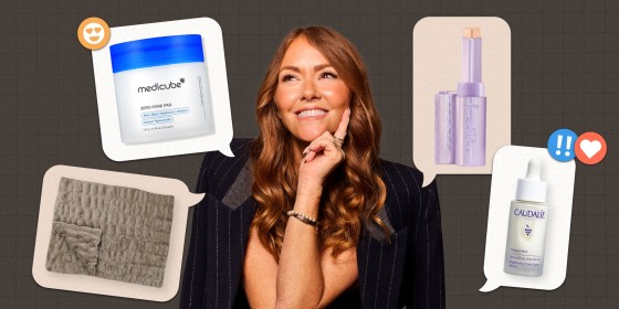 Some of Kelly’s all-time favorite products are from Medicube, Caudalie and Lola Blankets — of course, she also has a special spot in her heart for Tarte’s Shape Tape concealer.