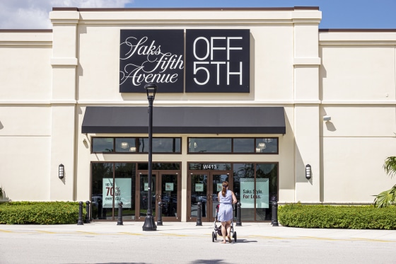 A Saks OFF 5TH store in West Palm Beach, Fla., in 2019.