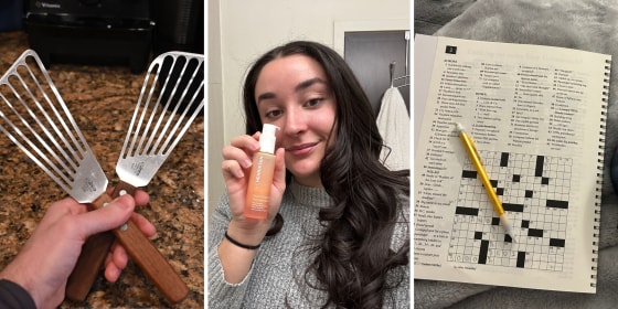 Some of our favorite products this month include fish spatulas, face serum from Olehenriksen and crossword puzzles.