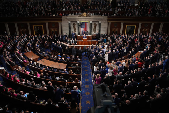Donald Trump Delivers Joint Address To Congress