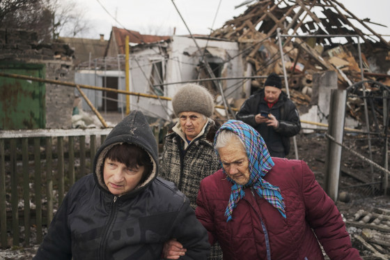 Russian drone attack on Vilnyansk