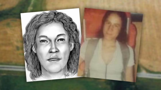 Left: Sketch of Summerfield Jane Doe by Wesley Neville. Right: Photo of Eulalia Chavez.