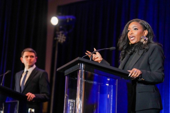 Jasmine Crockett and James Talarico