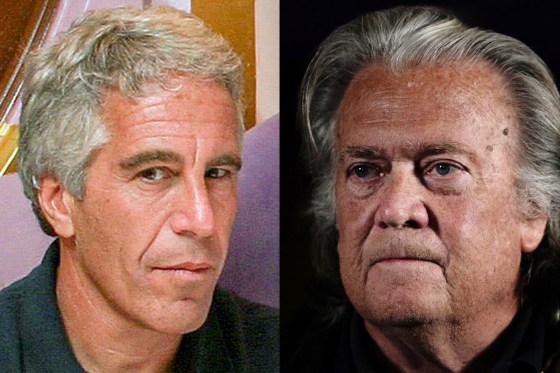 Jeffrey Epstein; Steve Bannon.