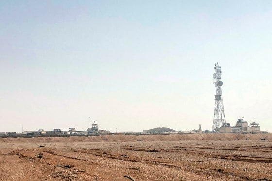 The al-Tanf military outpost.