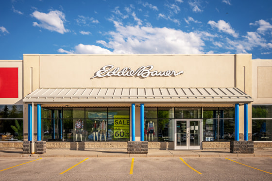 An Eddie Bauer store in Calgary, Alberta in 2021.