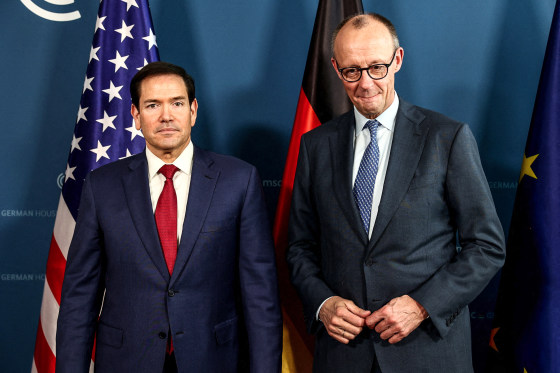 Image: German Chancellor Friedrich Merz and U.S. Secretary of State Marco Rubio