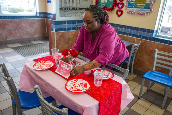 Valentine's Day at White Castle.