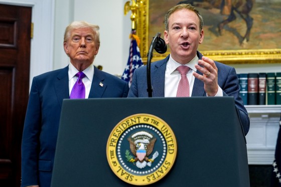 Donald Trump and Lee Zeldin.