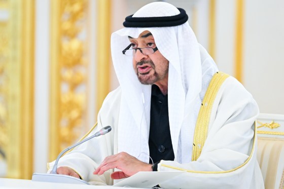 President of the UAE Al Nahyan in Moscow