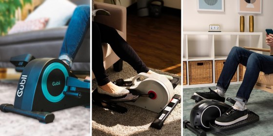 Under-desk ellipticals are compact, mostly quiet and make it easy to add a little movement into your work day.