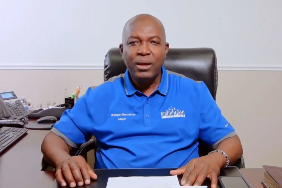 North Miami Mayor Philippe Bien-Aime.